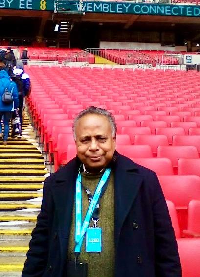 Mr. D. Samuel Jayakumar at Wembley Stadium